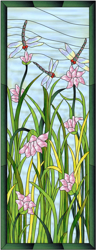 Dragonflies & Lotus