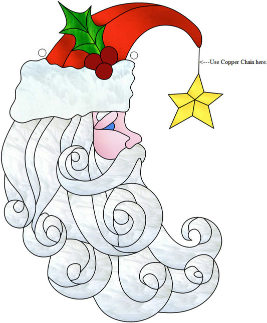 Santa Suncatcher